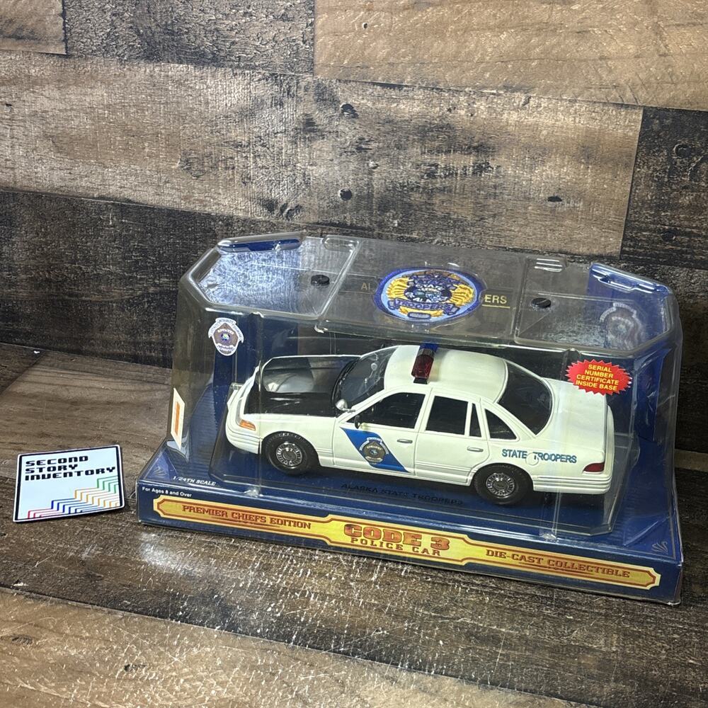 Code 3 Police Alaska State Troopers 1:24 Ford Crown Victoria Patch Club
